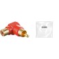 goobay A 195 R Lyd adapter Rød
